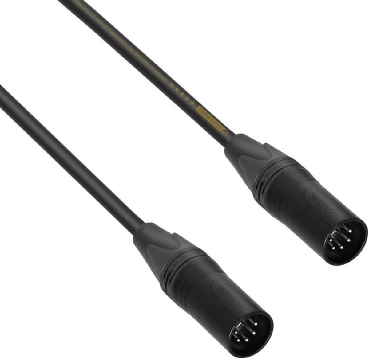 Adapterkabel - XLR Kabel - Signaal Overdracht - Zuiver Koper - 02 Meter - Zwart