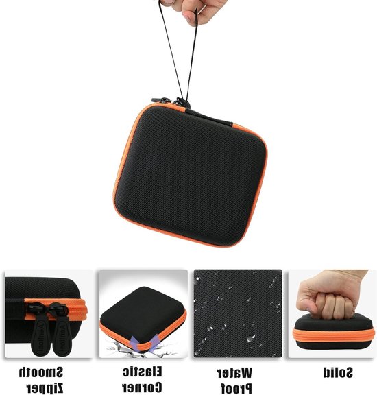 Duurzame Hard Case voor Portable SSD, Bescherming voor Externe Opslag, Schokbestendig en Waterdicht — afbeelding 3