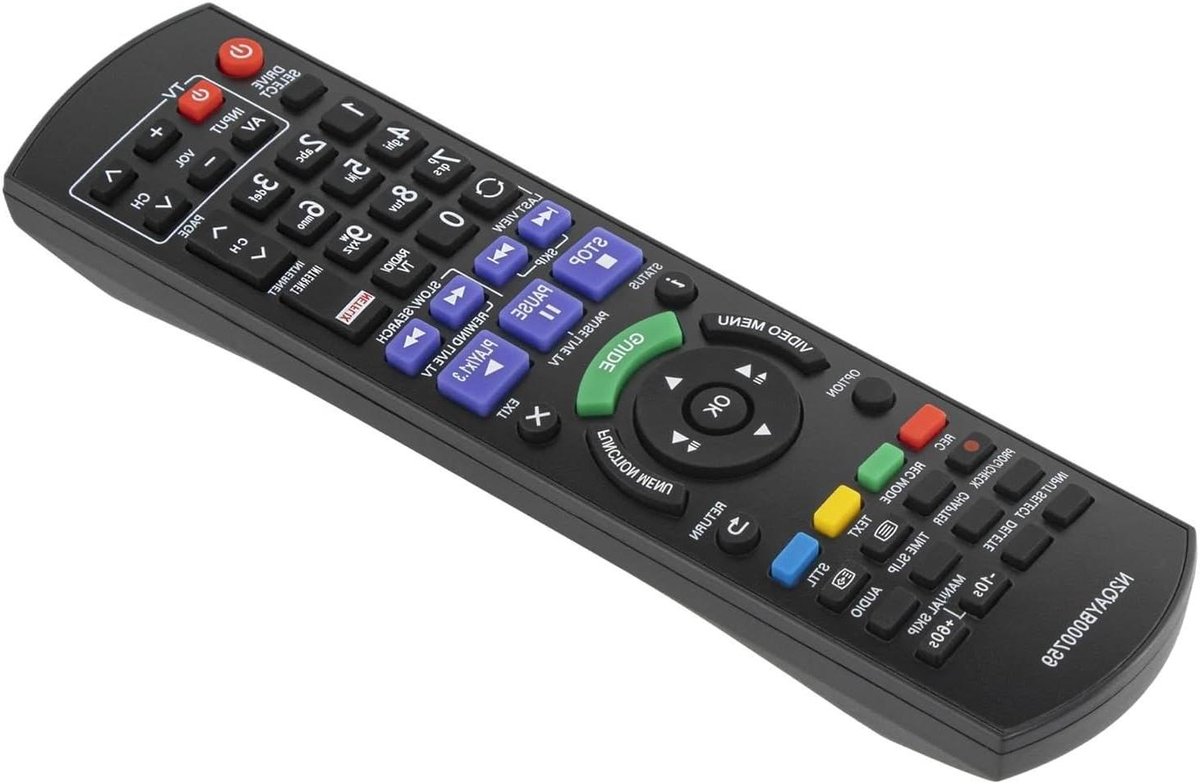 Afstandsbediening - Universele afstandsbediening - TV Bediening - IR Draadloze Communicatie - 1x1x1 cm - Zwart