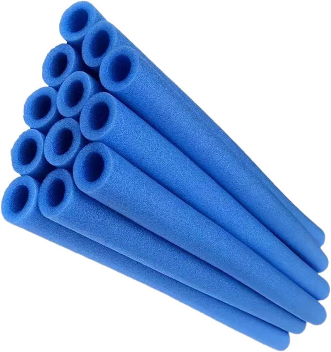 Trampoline Paalhoezen - Veiligheidsschuim Stokken - Trampoline Veiligheid - Schokabsorberend Spons - 12 stuks - Blauw