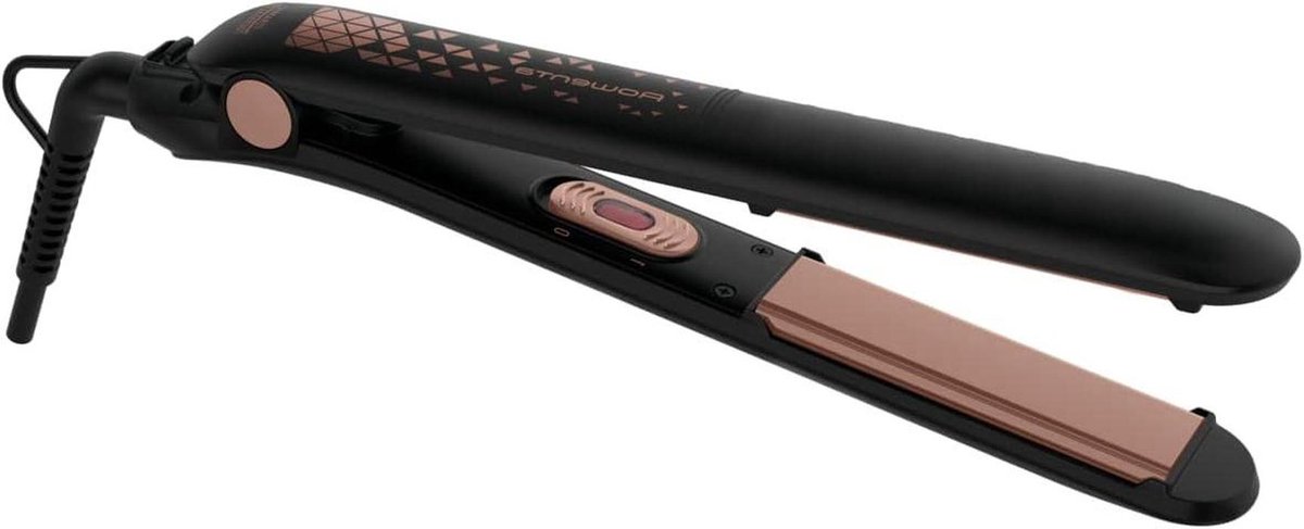 Haarstijltang - Stijltang Glad Haar - Dagelijks Haar Stylen - Zwevend Plaat Systeem - 23.6 cm - Koper
