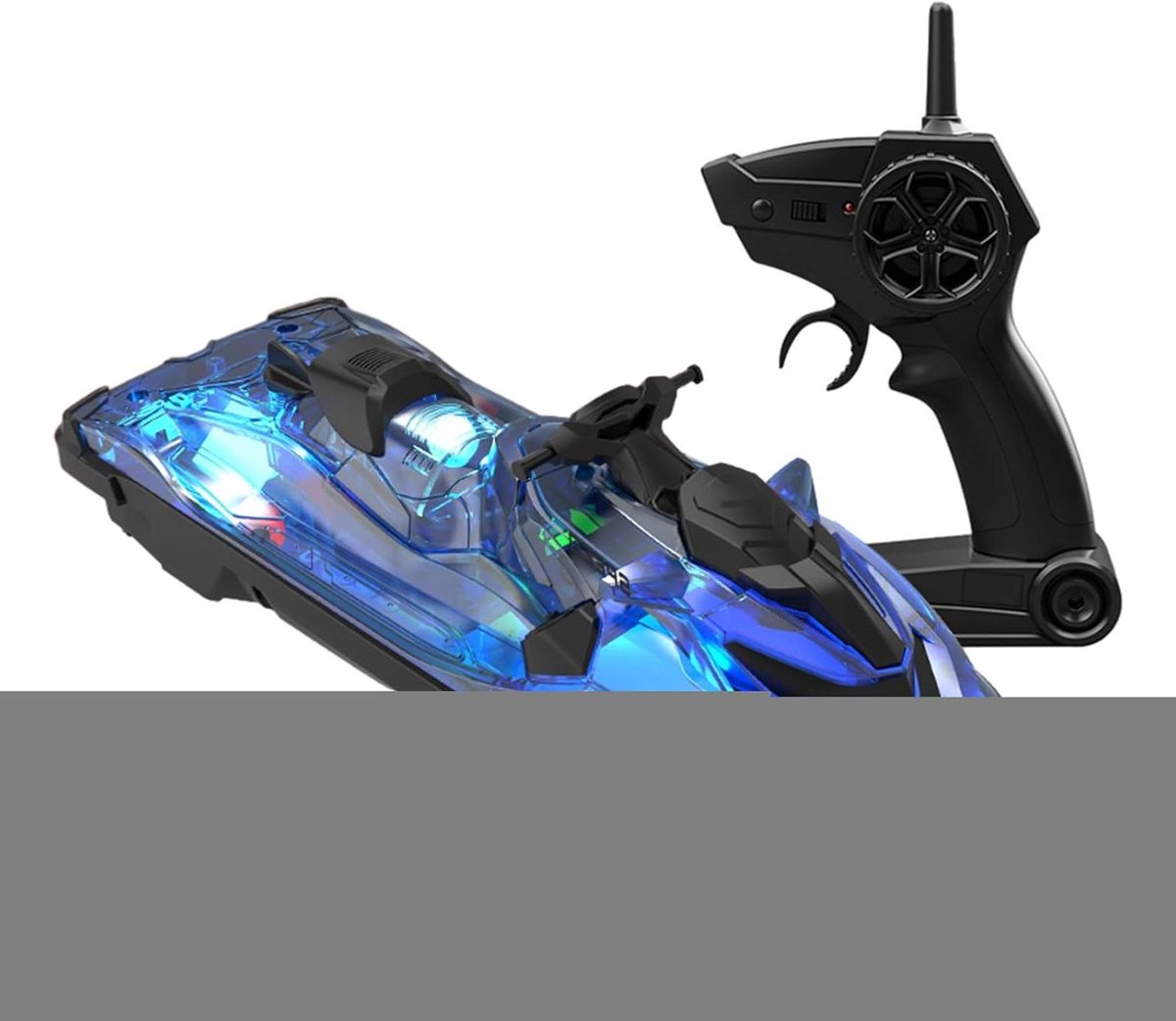 RC Boot - Waterspeelgoed Boot - Waterspelletjes Spelen - 2.4 GHz Sterk Signaal - 23 x 8.5 x 1 cm