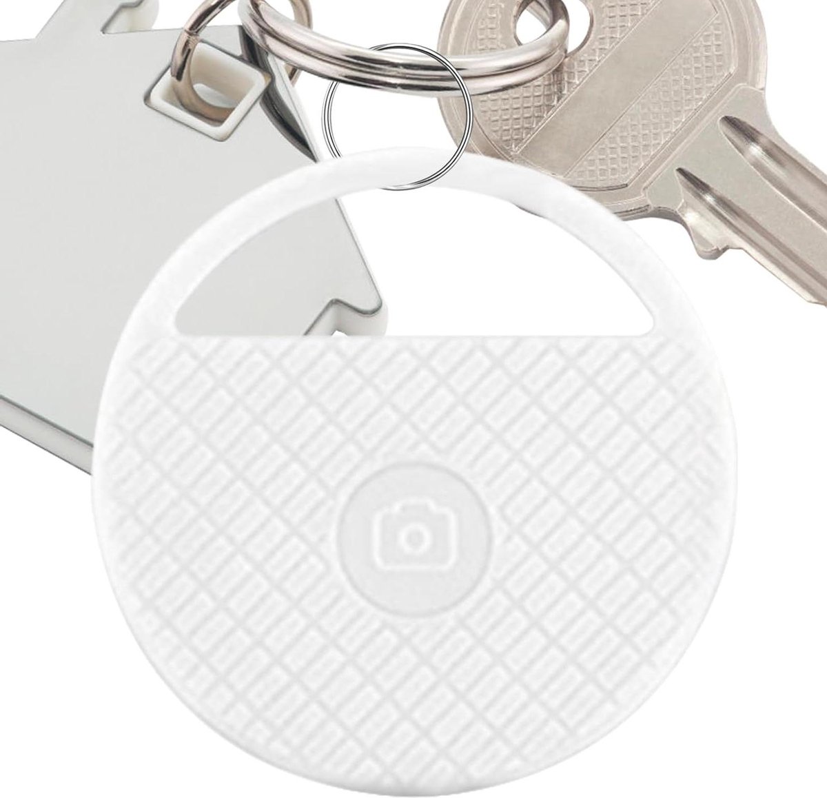 Objectzoeker Tracker - Sleutelzoeker GPS - Voorwerpen Vinden - Bidirectioneel Alarm - 3.8 x 3.8 cm - Wit Roze Blauw Zwart