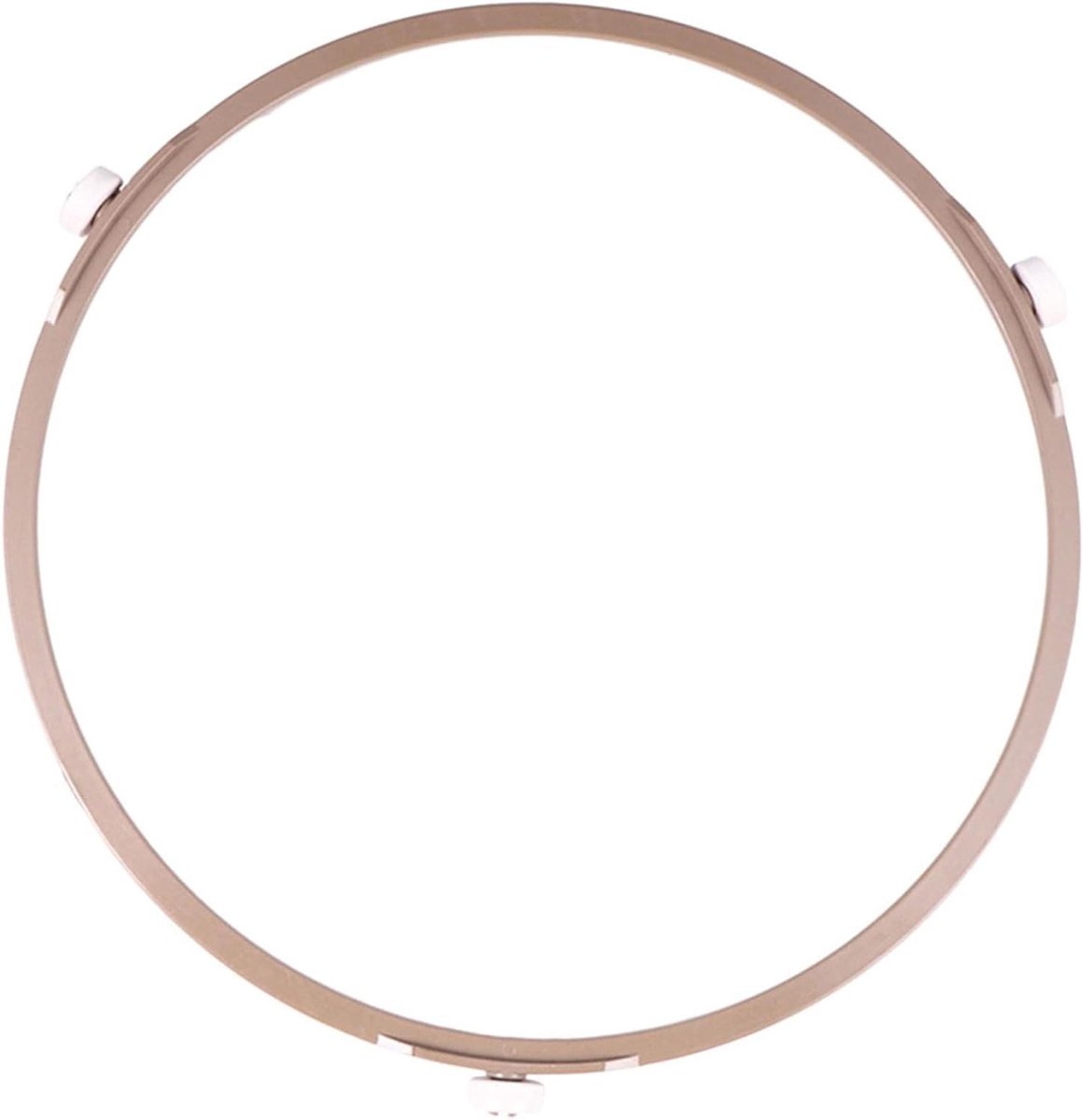 Magnetron Draaiplateau Ring Draaitafelhouder Oven Gelijkmatig Verwarmen Stevige Plastic Structuur 17.8 cm Zwart