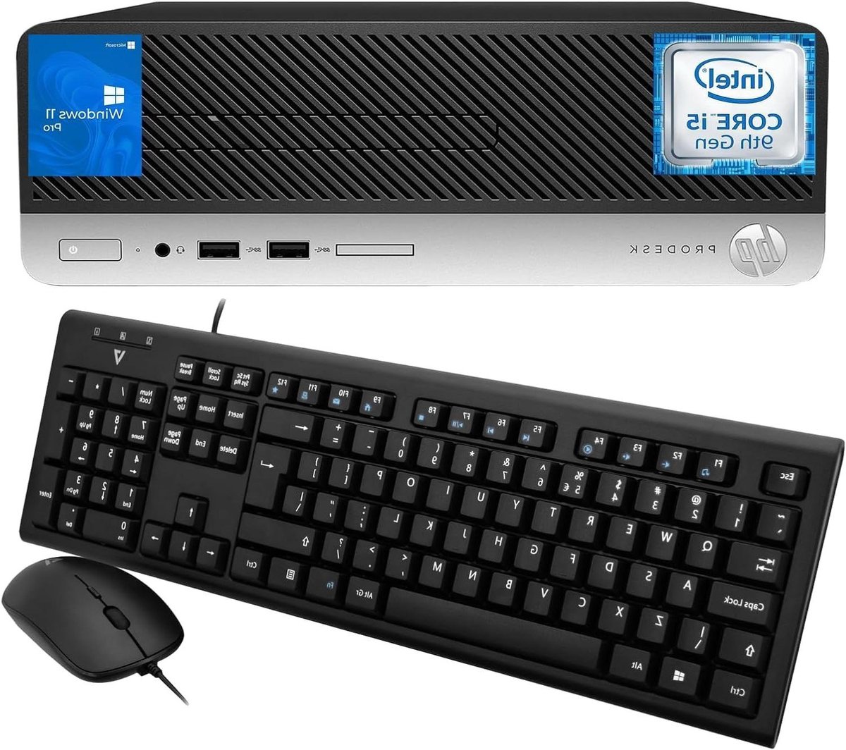 Desktop Computer - Zakelijke PC - Productief Werken - Snelle SSD Opslag - 8 GB RAM - Zwart