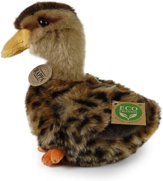 Pluche Eend Knuffel - Zachte Eend Speelgoed - Kinderen Knuffelen - Eco-friendly Materiaal - 19 cm - Meerkleurig — afbeelding 2