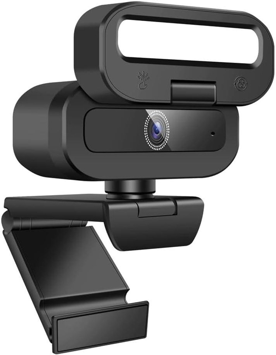 Draaibare USB Webcam - 4K Streaming Camera - Live Streamen - Snelle Autofocus - 4K 60FPS - Zwart