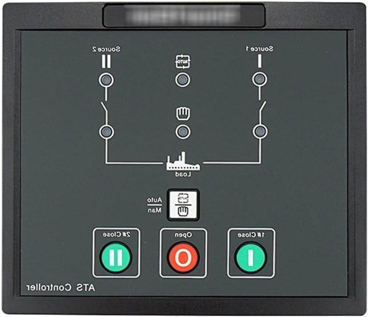 Generator Besturingspaneel - Aggregaat Controller LCD - Automatische Stroomwissel - Gedigitaliseerd Intelligent Systeem - HAT560N - Zwart