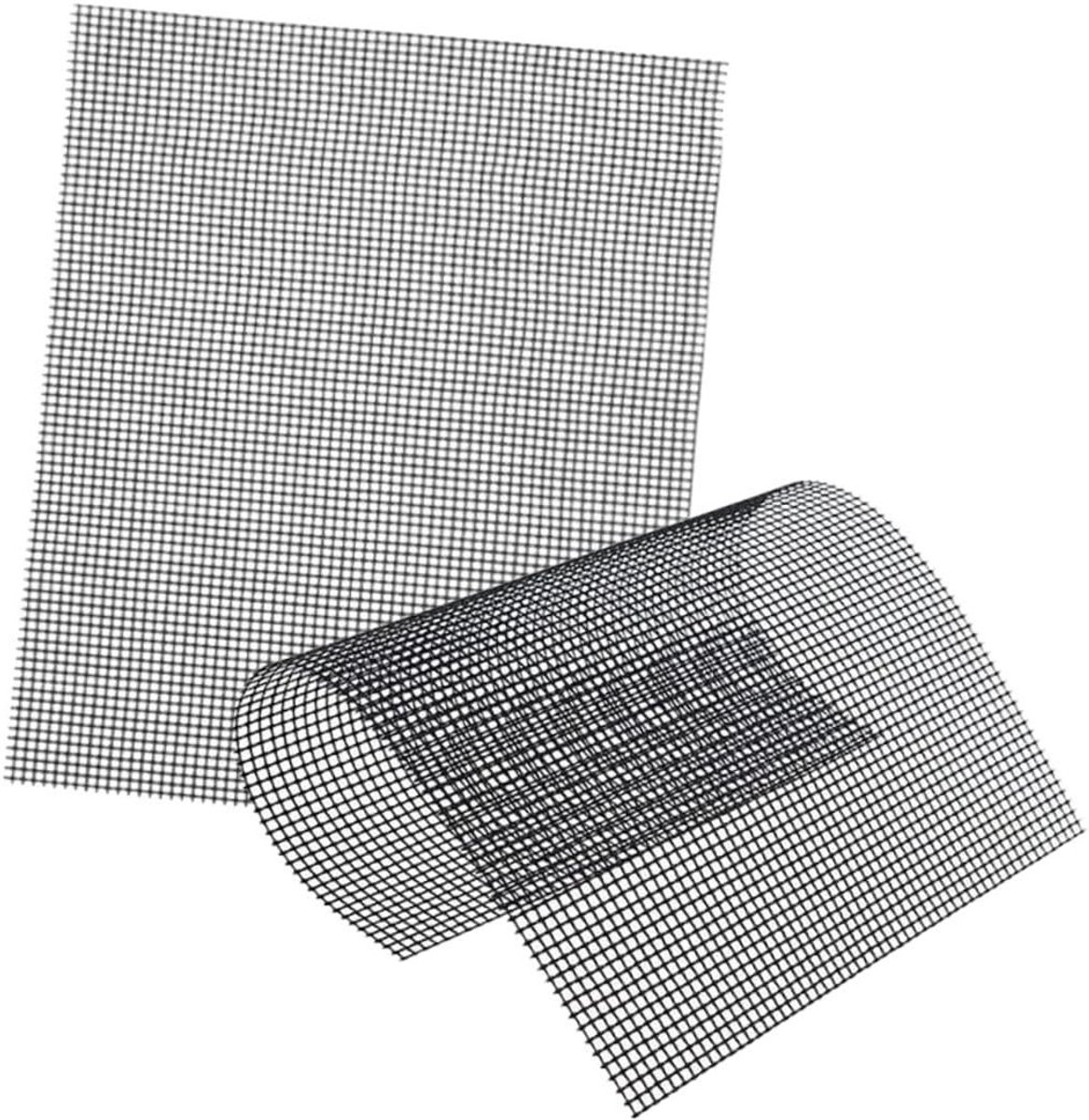 Grillmatten - Barbecue Matten - Buiten Grillen - Anti-aanbaklaag - 40x33 cm - Grijs