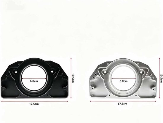 Stuurkolomhaakjes - Stuurbeugel Lager - Race Simulators - Versterkte Stabiliteit - 17.5x10.5cm - Zilver — afbeelding 4