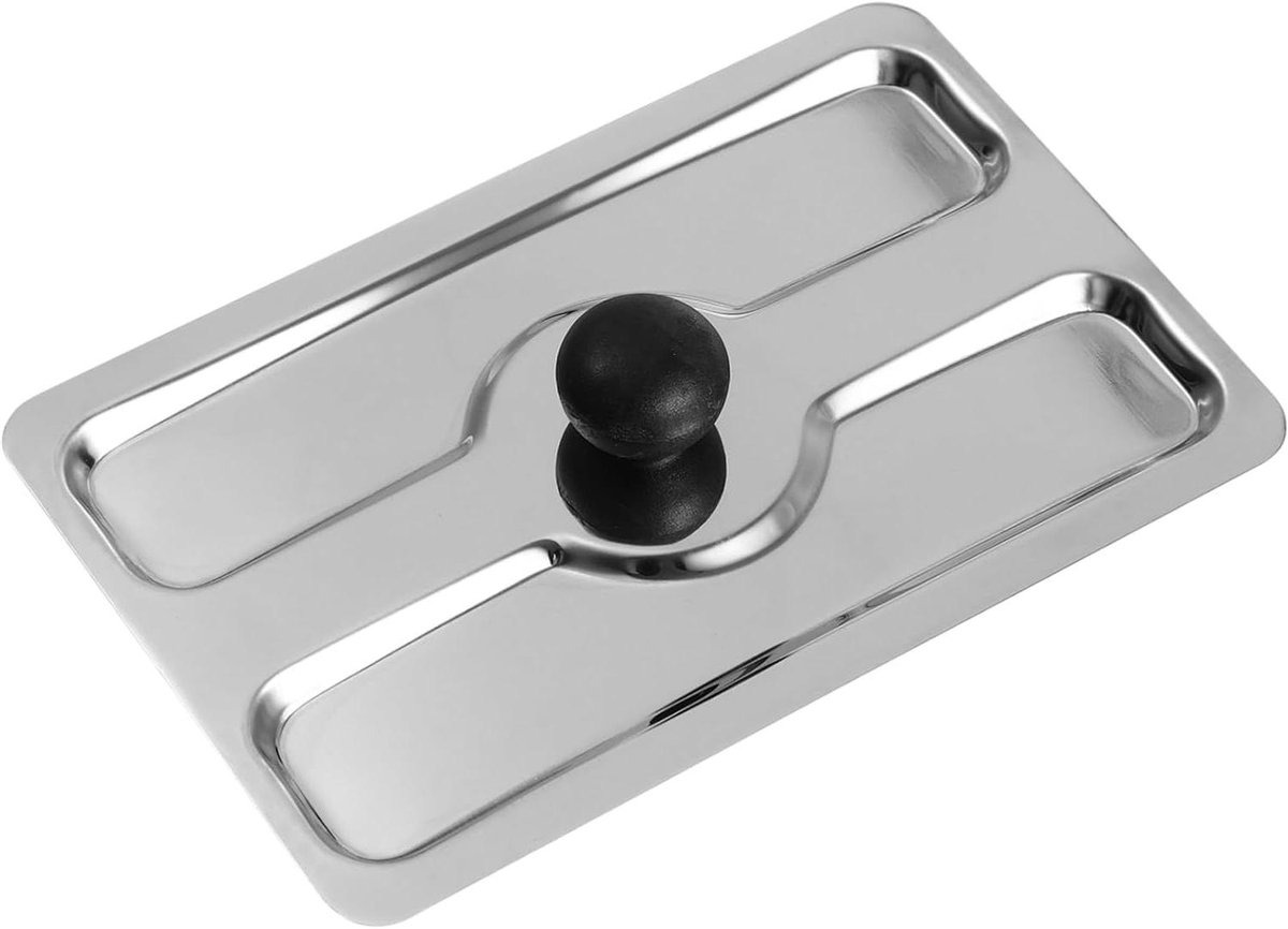 Broodrooster Deksel Broodbakmachine Hoes Keuken Hygiëne Roestvrij Staal 10x10x4 cm Zilver