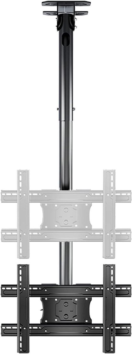 TV Beugel - TV Hanger - Ruimte Besparen - 360 Graden Rotatie - 2 Meter - Zwart