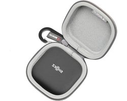 Beschermhoes voor Open-Ear Hoofdtelefoons - Waterdichte, Schokbestendige en Stofdichte Case met Carabiner voor OpenFit 2+/2/Air - Grijs