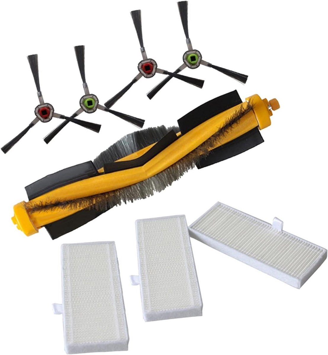 Filterborstel Set - Stofzuigerborstels - Stofzuigen - Duurzaam Materiaal - 8 Stuks - Niet gespecificeerd