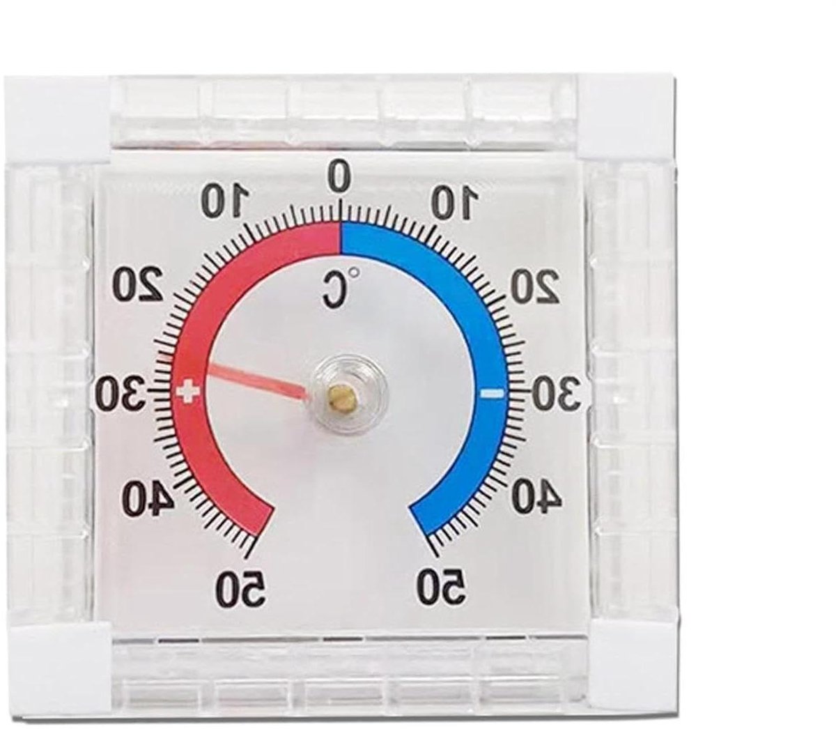Temperatuurmeter Binnen Buiten - Weerstation Thermometer - Klimaat Bewaken - Weerbestendig Ontwerp - -50 tot 50 graden - Wit