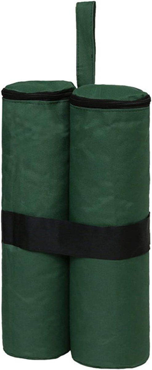 Zandzakken Gazebo - Gewicht Stabiliteit - Tent Verankeren - Twee Vakken - 40.5 cm Hoog - Zwart