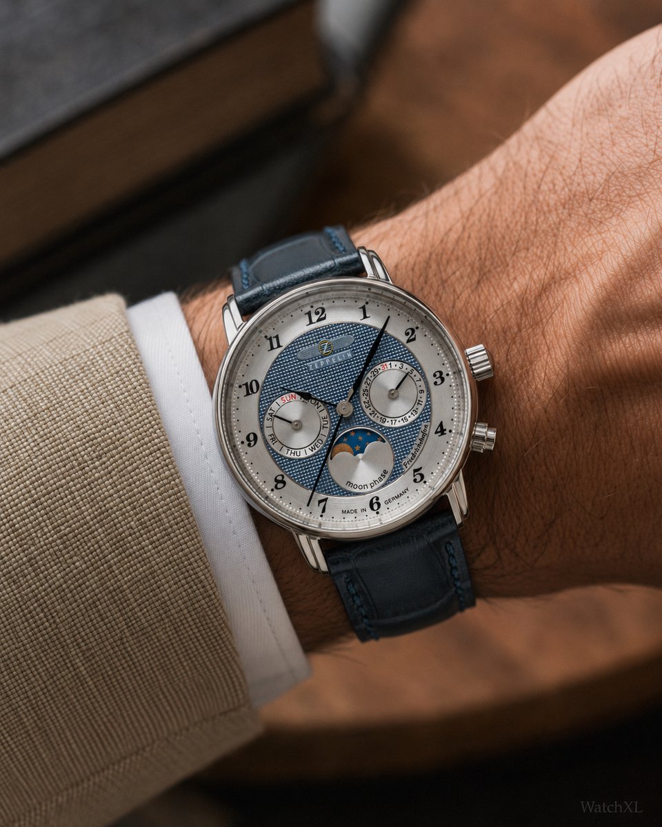 Zeppelin 8537-3 Friedrichshafen horloge 36 mm