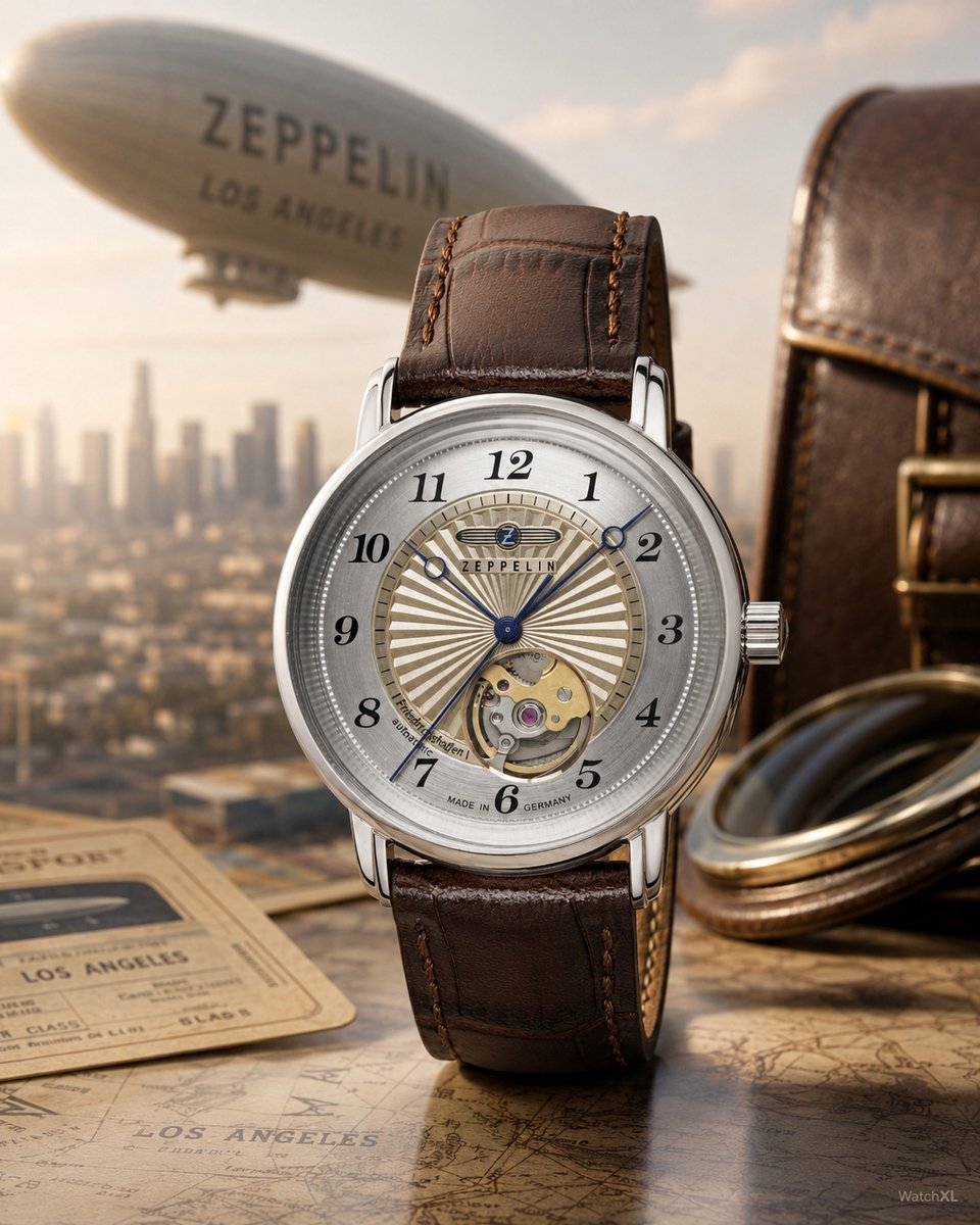 Zeppelin 8567-5 Friedrichshafen automatisch horloge 36 mm