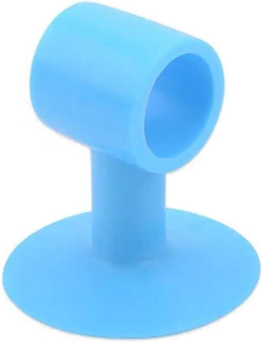 Deurstopper Set - Zachte Beschermers - Muren Beschermen - Geluiddempend Effect - 3 Stuks - Blauw
