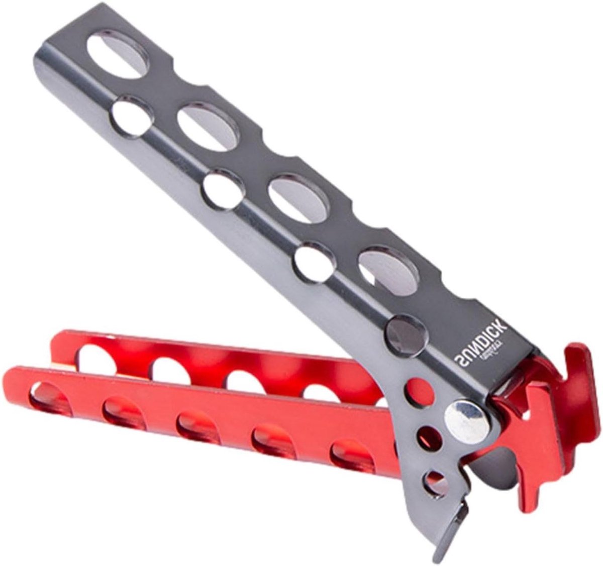 Hete Pan Tang - Klem Houder - Buiten Koken - Hittebestendig Materiaal - 12.5 cm Lengte - Zwart