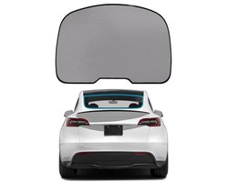 PromoHome Zonwering achterruit voor Tesla Model Y – UV-bestendig, opvouwbaar, geschikt voor kinderen
