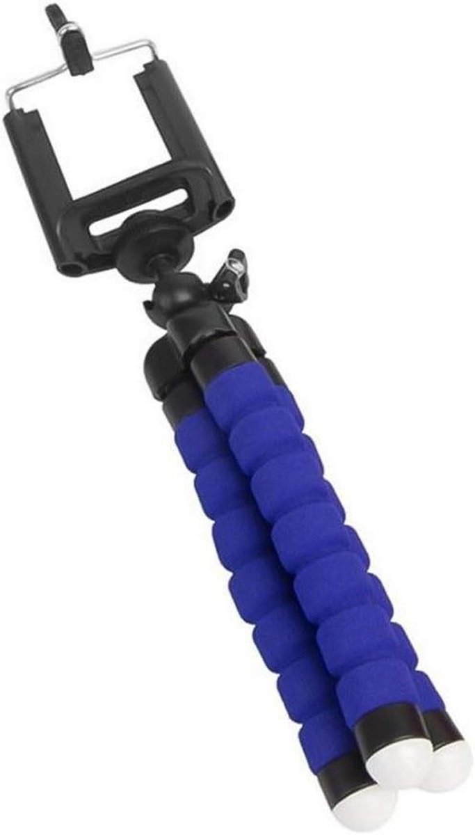 Octopus Statief - Flexibele Stand - Live Streaming - Verstelbare Poten - Compact Formaat - Blauw