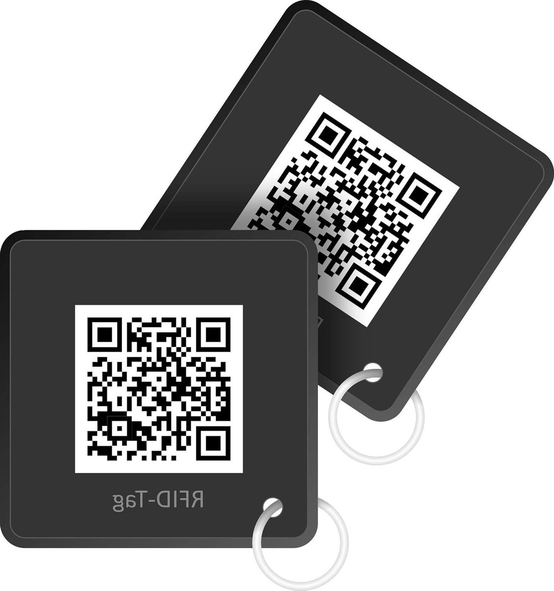 Alarm Tags - Toegangscontrole Tags - Systeem Bediening - Sleutelhangermodel - 1 Stuk - Wit