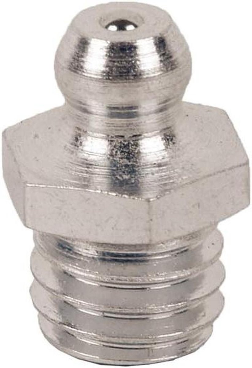 Rechte vetspuit - Smeerspuit Vetspuit - Machine Onderhoud - Rechte Connector - 10/150 - Zilver