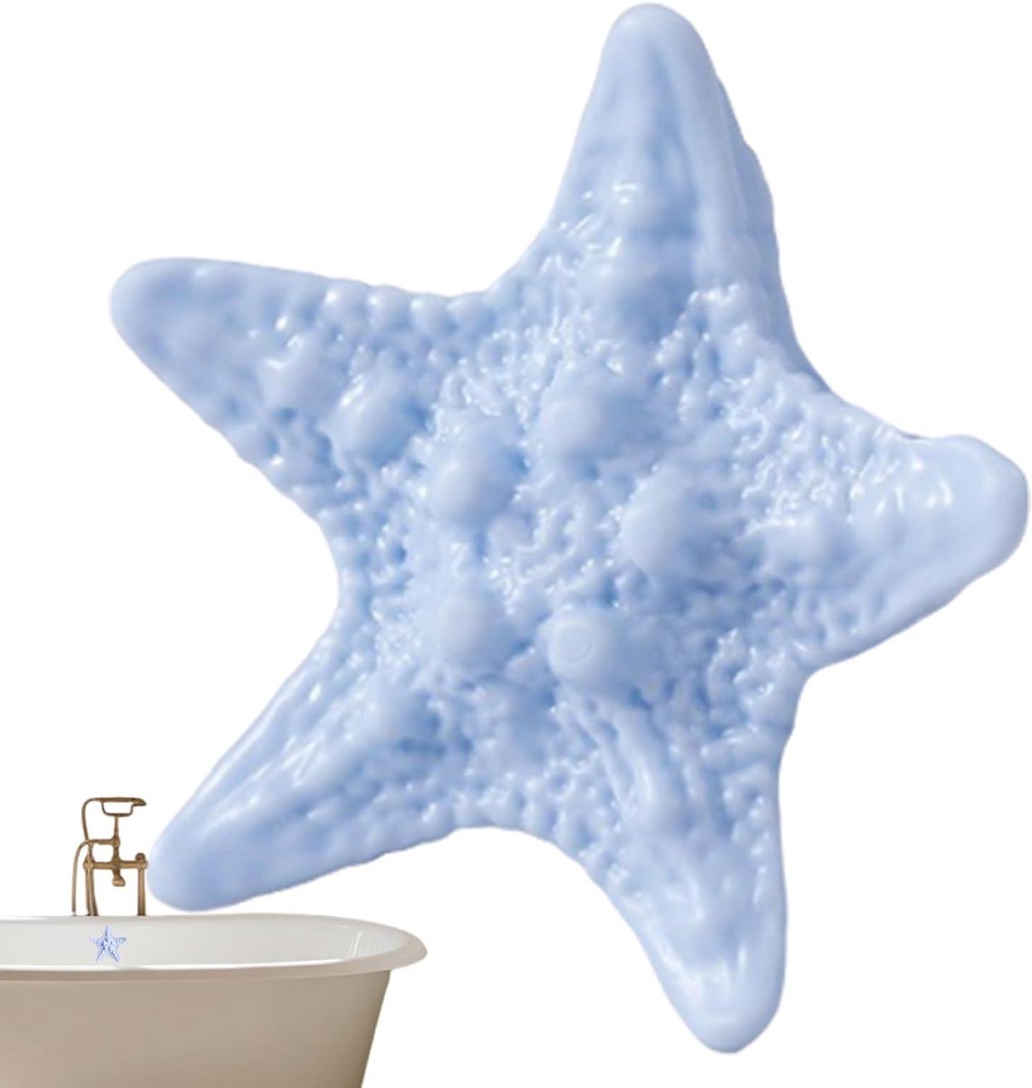 Wasbak Overloop Gat Afdekking - Overloopdeksel Stop - Afvoer Afsluiten - Vormvast Onder Druk - 22-24mm Diameter - Blauw