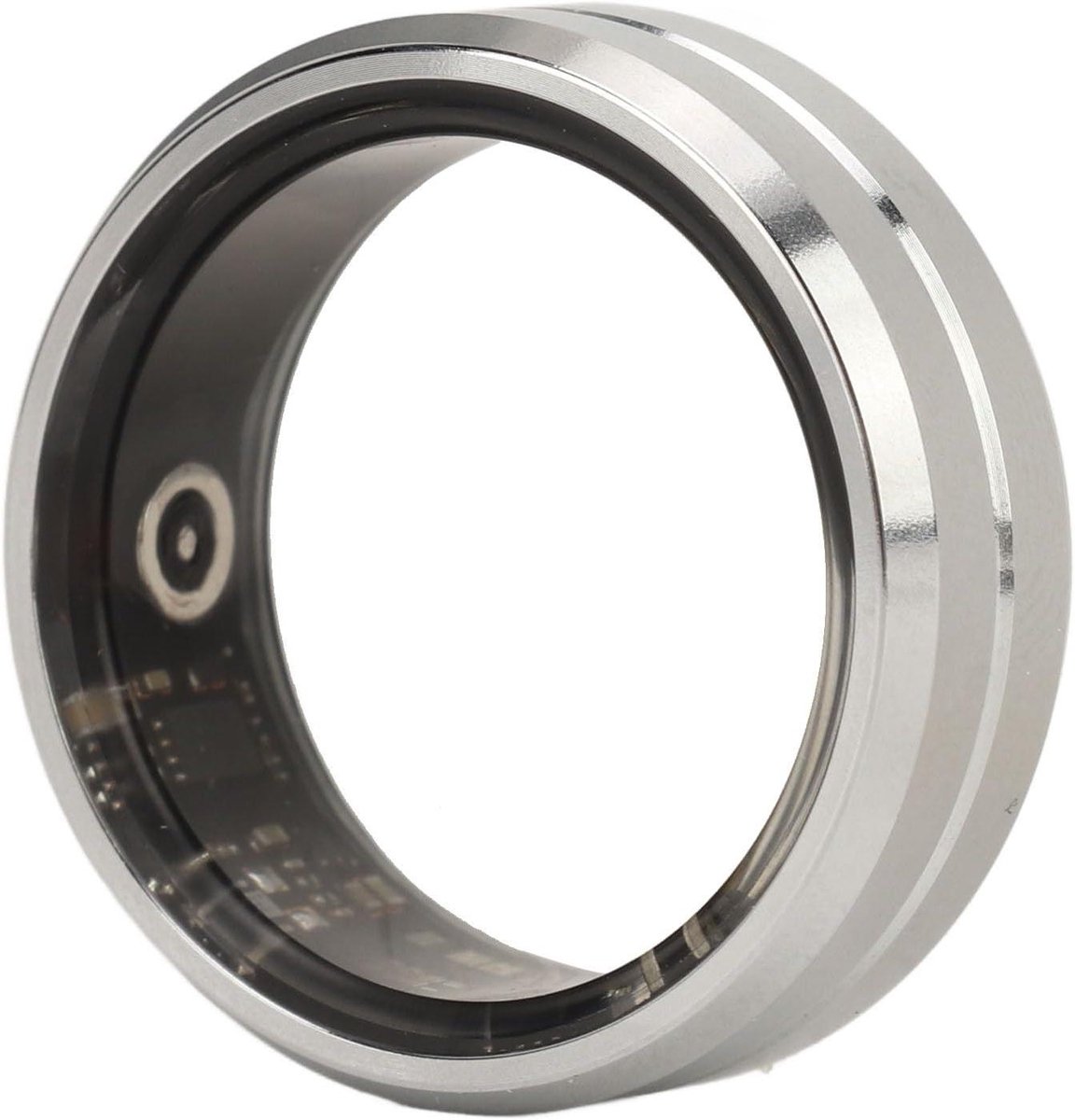 Smart Ring Fitness Tracker - Gezondheidsring Slaapmeter - Gezondheid Monitoren - Afstandsbediening Camera - IP68 Waterdicht - Zilver