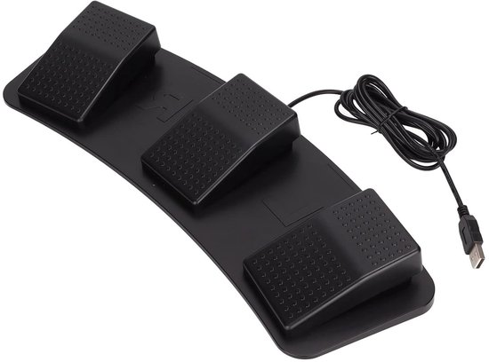 Programmeerde USB Voetschakelaar - Drievoudig Voetpedaal voor PC, Linux, OS X en Android — afbeelding 4