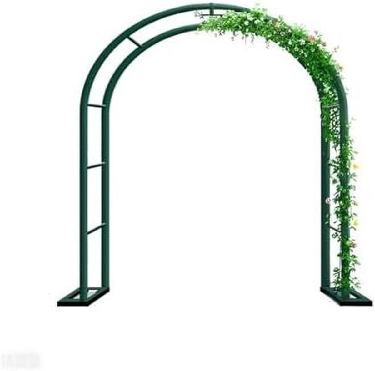 Metalen Tuinboog - Rozenboog Prieel - Klimplanten Ondersteunen - Roestvrij Waterdicht Metaal - 400 x 220 cm - Wit
