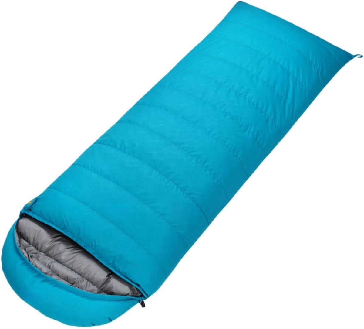 Donzen Slaapzak - Kampeerslaapzak Warme Slaapzak - Kamperen en Reizen - Waterdicht en Winddicht - 210cm x 80cm - Blauw