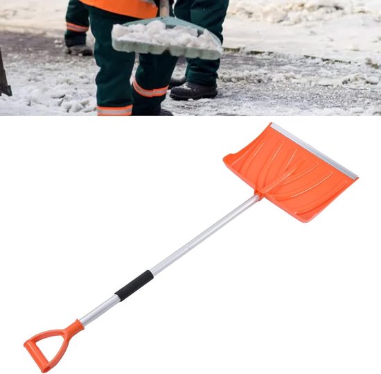 Snow Shovel aluminium afneembaar design - Winter ijsschep met D-vormige handgreep voor auto - 1345 x 45 x 33 cm van Merkloos	 — afbeelding 3