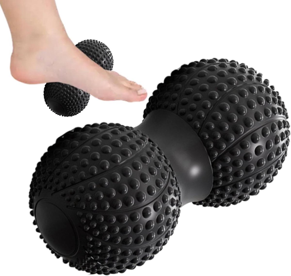 Massagebal Rug - Triggerpoint bal - Spierontspanning - Deep Tissue Massage - 7 x 14 cm - Roze