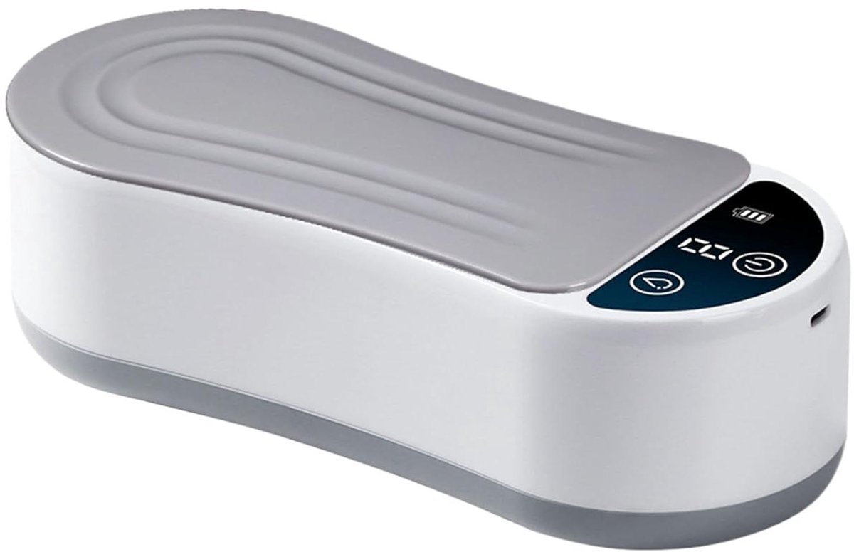 Ultrasone Reiniger - Schoonmaakapparaat - Sieraden Reinigen - Diepe Reiniging - 300ml - Wit