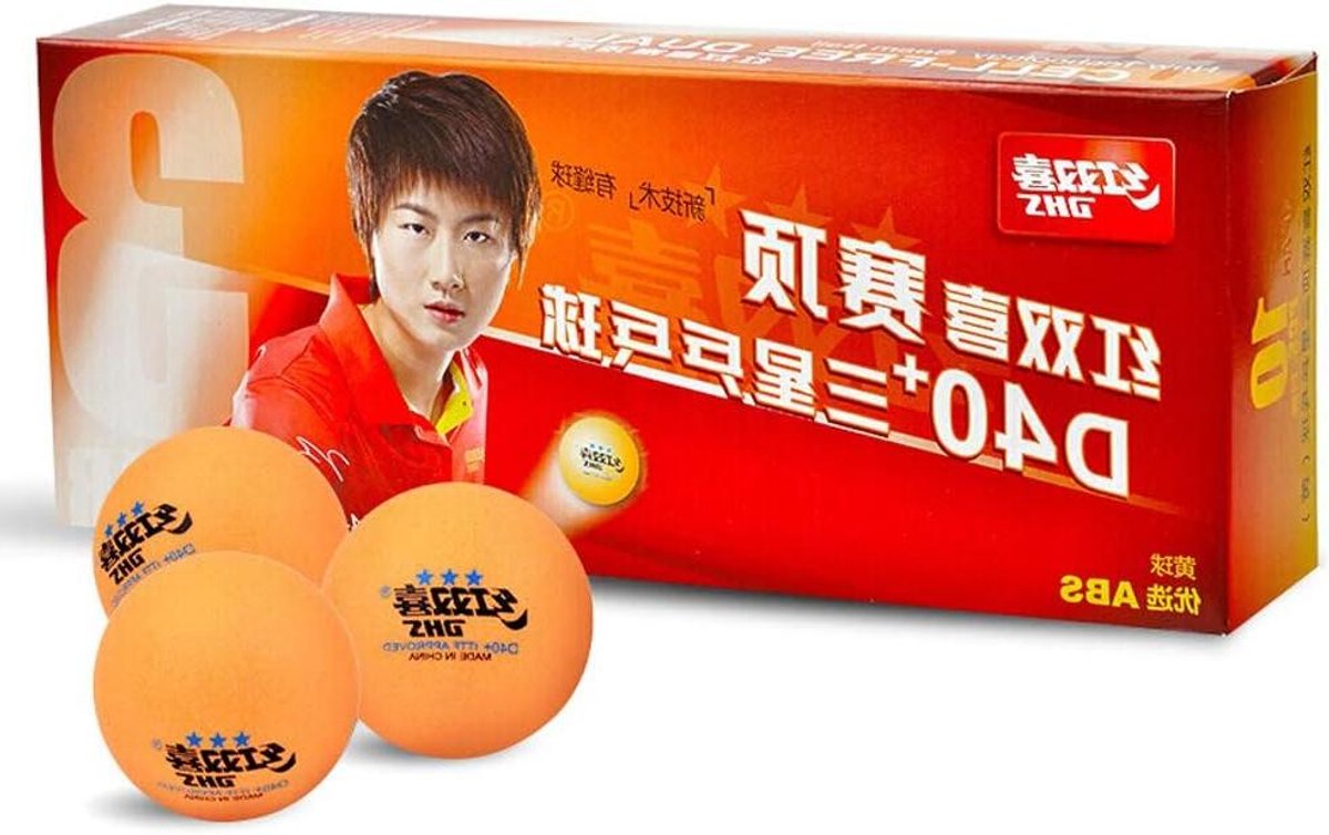 Tafeltennis Ballen - Sportballen - Wedstrijd Spelen - ITTF Goedgekeurd - 10 Stuks - Oranje