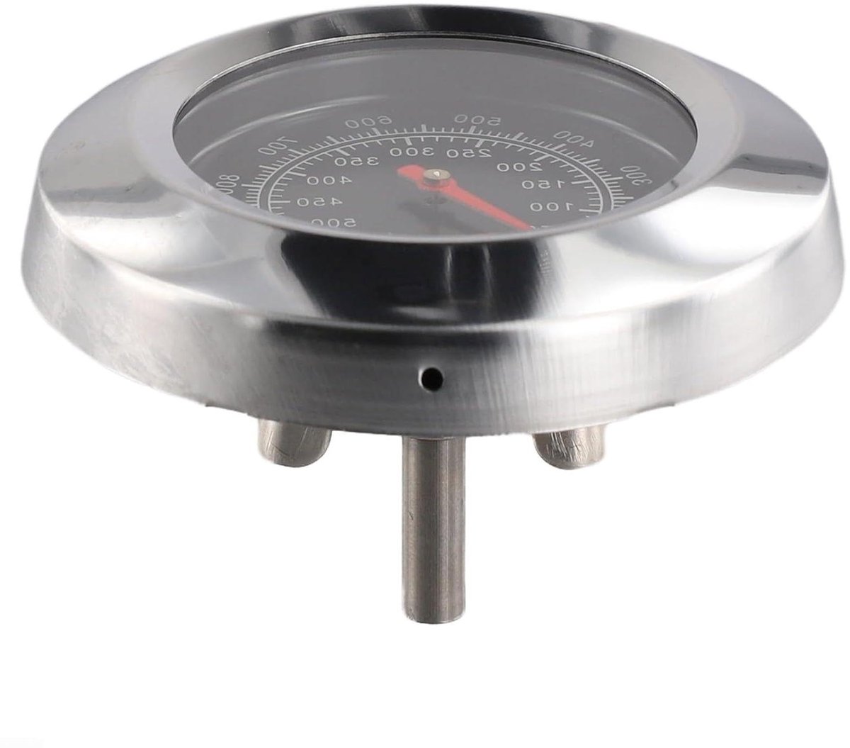 BBQ Grill Thermometer - Temperatuurmeter - Outdoor Koken - Roestvrij Staal - 50-500 °C - Zilver