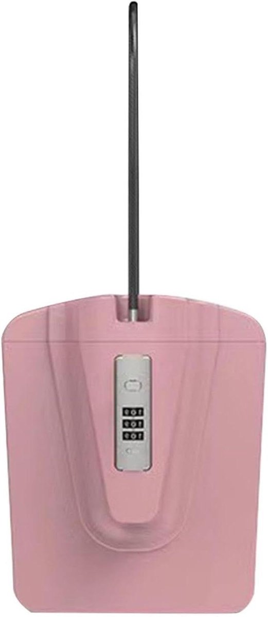 Strandkluis - Kleine kluis - Waardevolle spullen - Combinatieslot - 22 x 12 x 19 cm - Roze