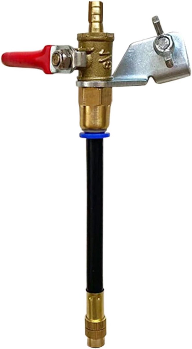 Watersproeier Stofafscheider - Sproeikop Koelmiddel - Stofbeheer Snijden - Flexibele Aluminium Buis - 17.7 cm Lengte - Zilver