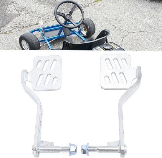Go Kart Pedalen - Remgaspedaal Set - Kart Onderhoud - Niet-slip Oppervlakken - 23 x 20 x 3 cm - Metaal van Go.
 — afbeelding 5
