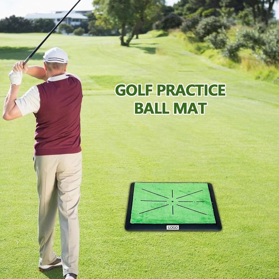Golf Oefenmat - Swing Trainer - Golfslag Verbeteren - Visuele Swing Feedback - 44 x 34 cm - Groen van GOLF — afbeelding 3