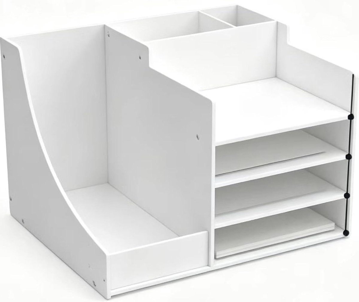 Papier Organizer - Documentenrek - Bureau Opruimen - 15 Lagen - 445 cm Breed - Grijs