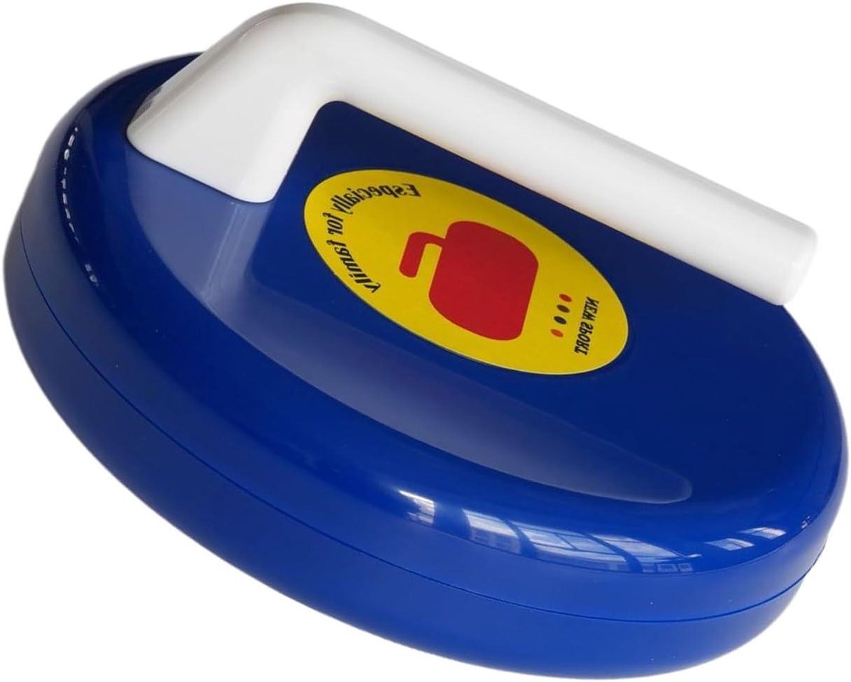 Shuffleboard Pucks - Krulschijven Tafelspel - Recreatief Spel - Duurzaam ABS Materiaal - 11 cm - Blauw