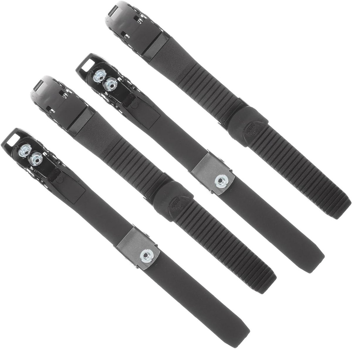 Schaatsgesp Clips - Rolschaats Benodigdheden - Veilig Schaatsen - Comfortabele Pasvorm - 4 Stuks - Zwart