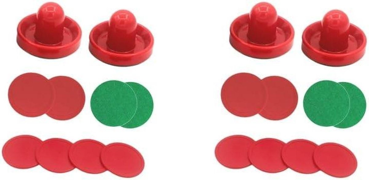 Air Hockey Pucks - Tafelspel Accessoires - Spelplezier Thuis - Duurzaam Kunststof Materiaal - Set van 4 Pucks - Niet Gespecificeerd