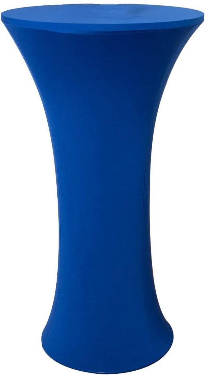 Statafelhoes - Tafelovertrek - Feest decoratie - Elastische pasvorm - 80 x 110 cm - Blauw
