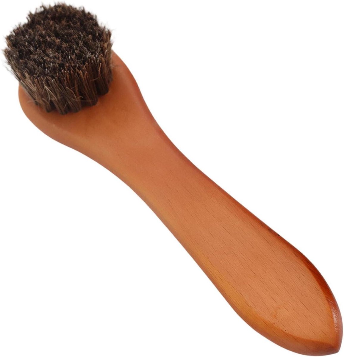 Schoenborstel - Sneaker Scrubber - Schoenen Reinigen - Comfortabele Grip - 15.5 x 4.5 cm - Bruin