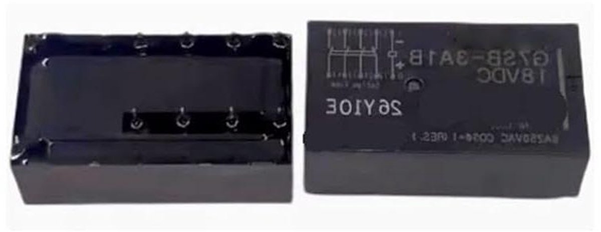 Elektromechanisch Relais - Schakelcomponent - Elektrische Schakeling - 10-voet Connectoren - 18VDC - Niet gespecificeerd