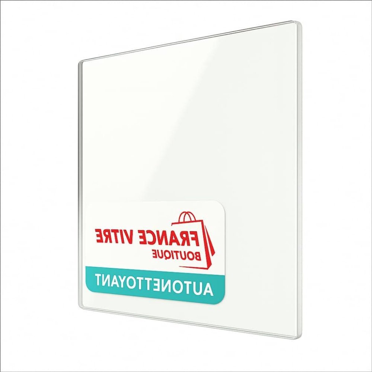 Inzetglas Kachel - Vervangend Glas - Open Haard - Zelfreinigend - 605 x 355 mm - Transparant